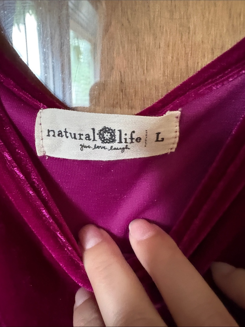 Natural Life Purple Velvet Tiered Maxi Dress - Picture 2 of 5